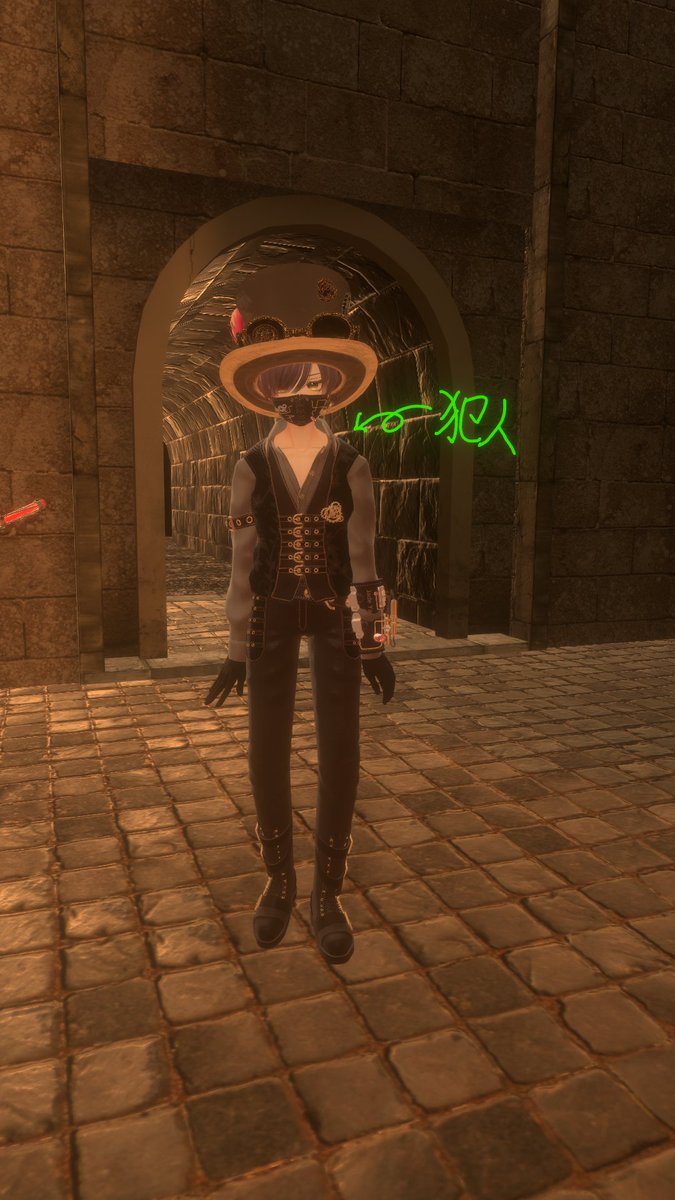 towa_unlocked's tweet photo. キカイ仕掛けの事件簿 (#VRC_Machine)クリア!
サクッとしてたけど探索要素強めで面白かったー。
フレンドのまつしまるさんが世界観に合わせたアバターに切り替えたので、「こいつが犯人では?」とからかって遊んでました。 https://t.co/3UkRtK7WXq