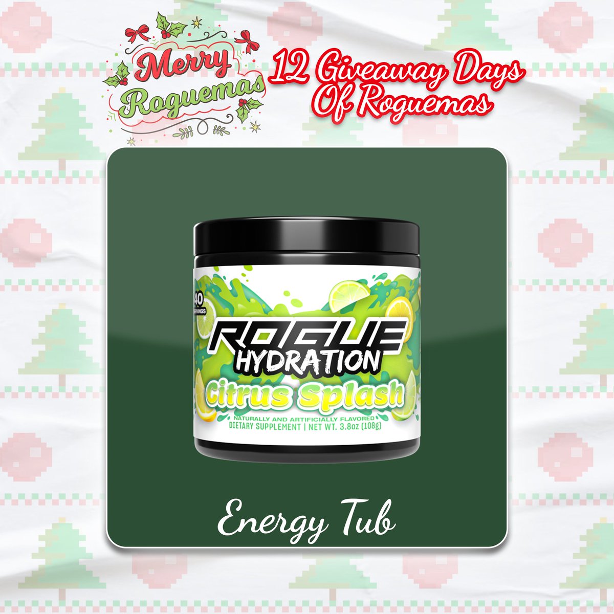 🎄12 DAYS OF ROGUEMAS!🎄

Winner will be announced tonight! Make sure your DMs are open!!! 

How to Enter:  
✅Like  
✅Comment 
✅Retweet 
✅Follow Us
