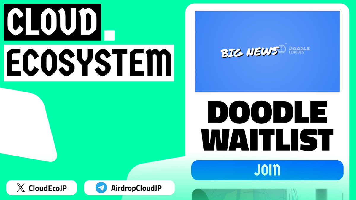<a href="/doodleleagues/">Doodleleagues๏๏</a> Waitlist
Rewards $DOODL Airdrop &amp; 1000 ranked users get guaranteed whitelist

Get in now!
doodleleagues.xyz/?ref=Y8Z6IA

» Fill Your Email
» Submit EVM Address
» Complete The Task

invite your friends to get additional points
