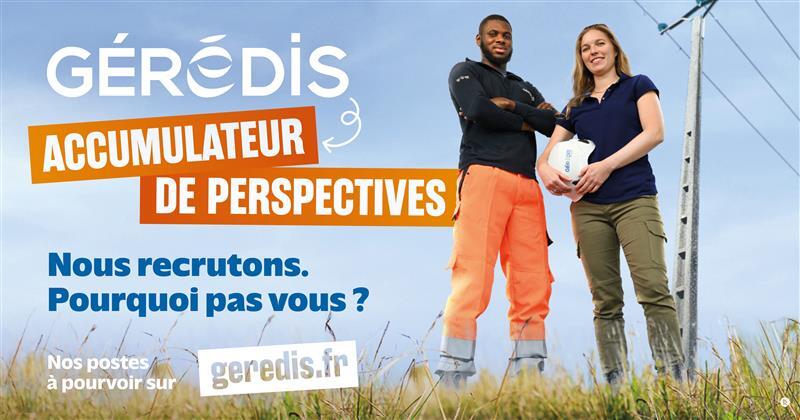 𝐆𝐄́𝐑𝐄́𝐃𝐈𝐒 𝐫𝐞𝐜𝐫𝐮𝐭𝐞 ! 𝐏𝐨𝐮𝐫𝐪𝐮𝐨𝐢 𝐩𝐚𝐬 𝐯𝐨𝐮𝐬 ? ✨
Envie de donner du sens à votre métier et de rejoindre une entreprise engagée sur son territoire ?
Consultez nos offres 👉 geredis.fr/-Recrutement-