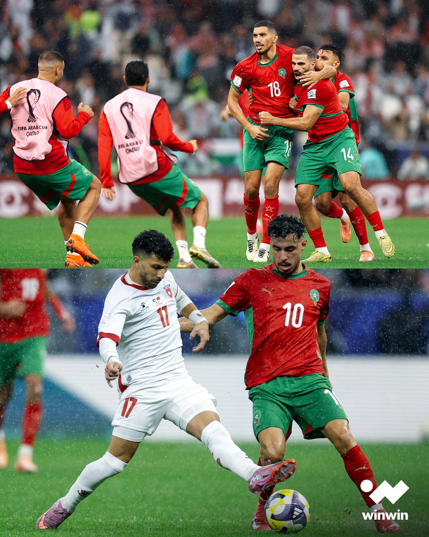 بفضل هدف أسامة طنان التاريخي، المغرب يتقدم على الأردن بهدف لصفر في شوط المباراة الأول 