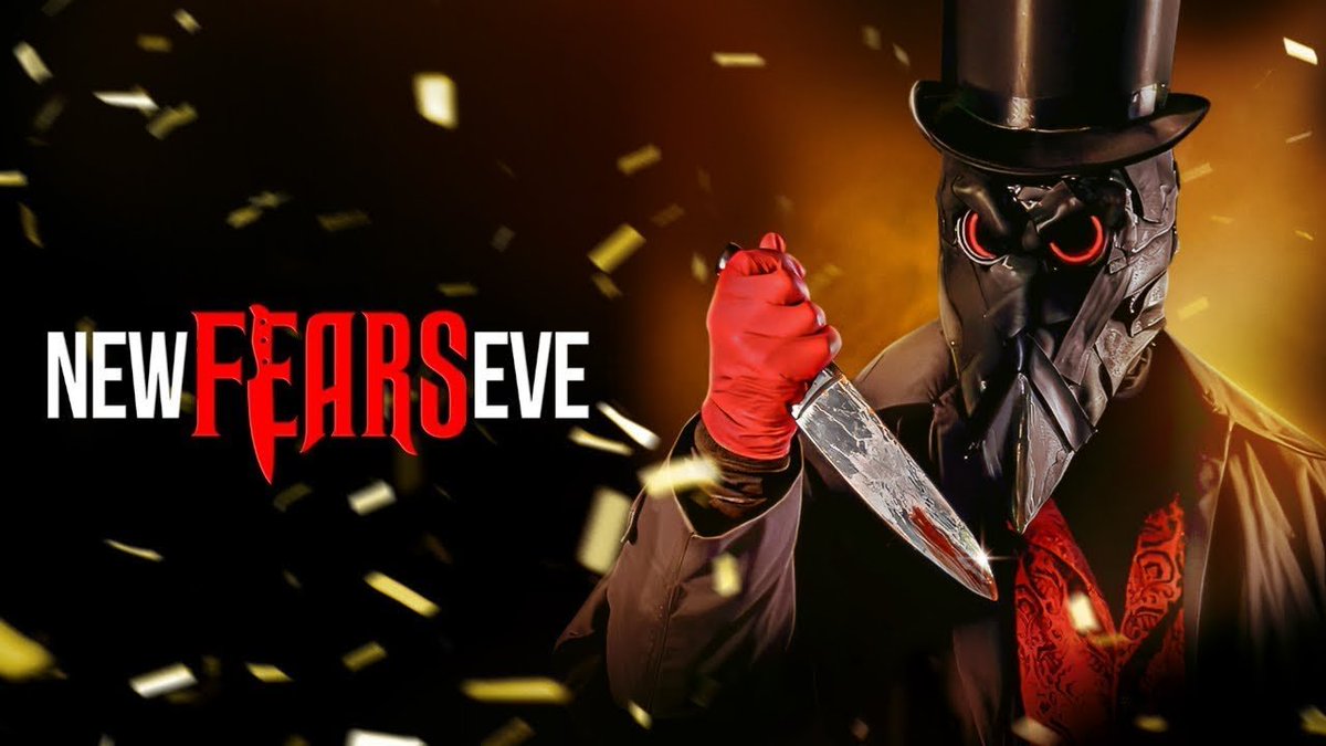 justaida3's tweet image. Esta semana en EEUU la tanda de estrenos en cines y plataformas es más pequeña, pero vamos con ella. Así que, #horrorlovers, sacad las libretitas, abrid las watchlists que arranca la mandanga:

1. NEW YEARS EVE: Comedia de terror en la que tres amigos se preparan para darlo todo…