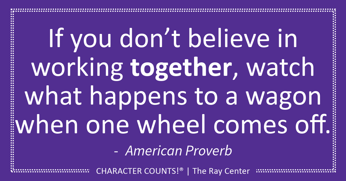 CHARACTERCOUNTS's tweet image. Be a good neighbor.💜

#CHARACTERCOUNTS! #SixPillars #GoodCitizenship