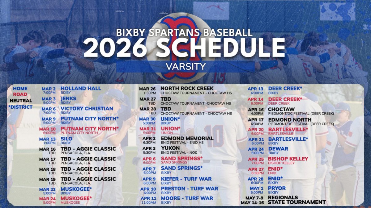 Bixby Spartans Baseball tweet media