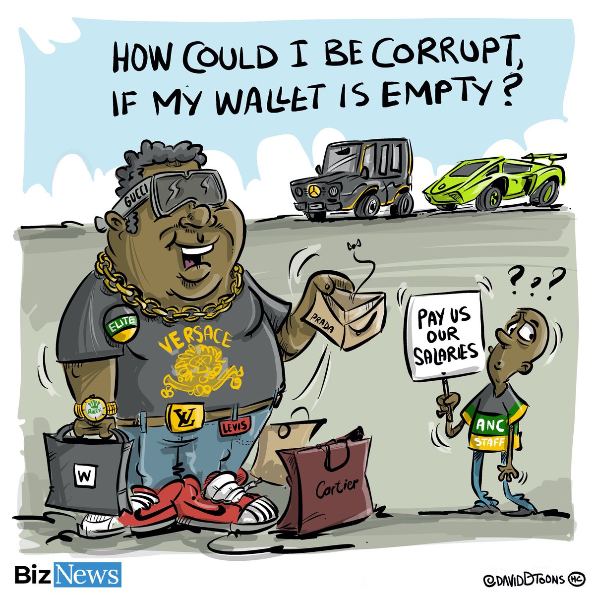 DavidDToons's tweet image. If the ANC was a corrupt party. ANC logic. 

@BizNewsCOM
