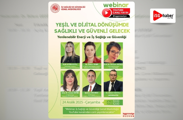 🟢 Yeşil ve Dijital Dönüşümde Sağlıklı ve Güvenli Gelecek Webinarı

📌 Haberin Devamı:
isghaber.com.tr/egitim/yesil-v…

<a href="/csgbakanligi/">T.C. Çalışma ve Sosyal Güvenlik Bakanlığı</a> <a href="/isggmmedya/">İş Sağlığı ve Güvenliği Genel Müdürlüğü</a> <a href="/universitemDEU/">Dokuz Eylül Üniversitesi</a> 

👉🏻 isghaber.com.tr 👀

#isghaber #isg #haber #eğitim #isgeğitimi