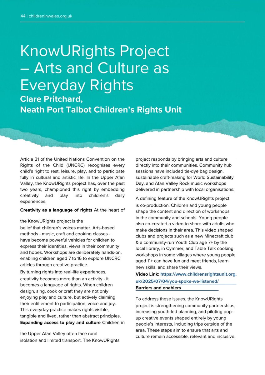 Child Rights Unit tweet media