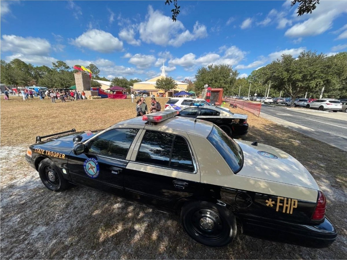 This fully restored 2009 FHP Troop G Crown Victoria is back on the road, not for patrol, but for community outreach! Now serving as a rolling piece of FHP history, it proudly appears at parades, Veterans Day events, fall festivals, and community gatherings.