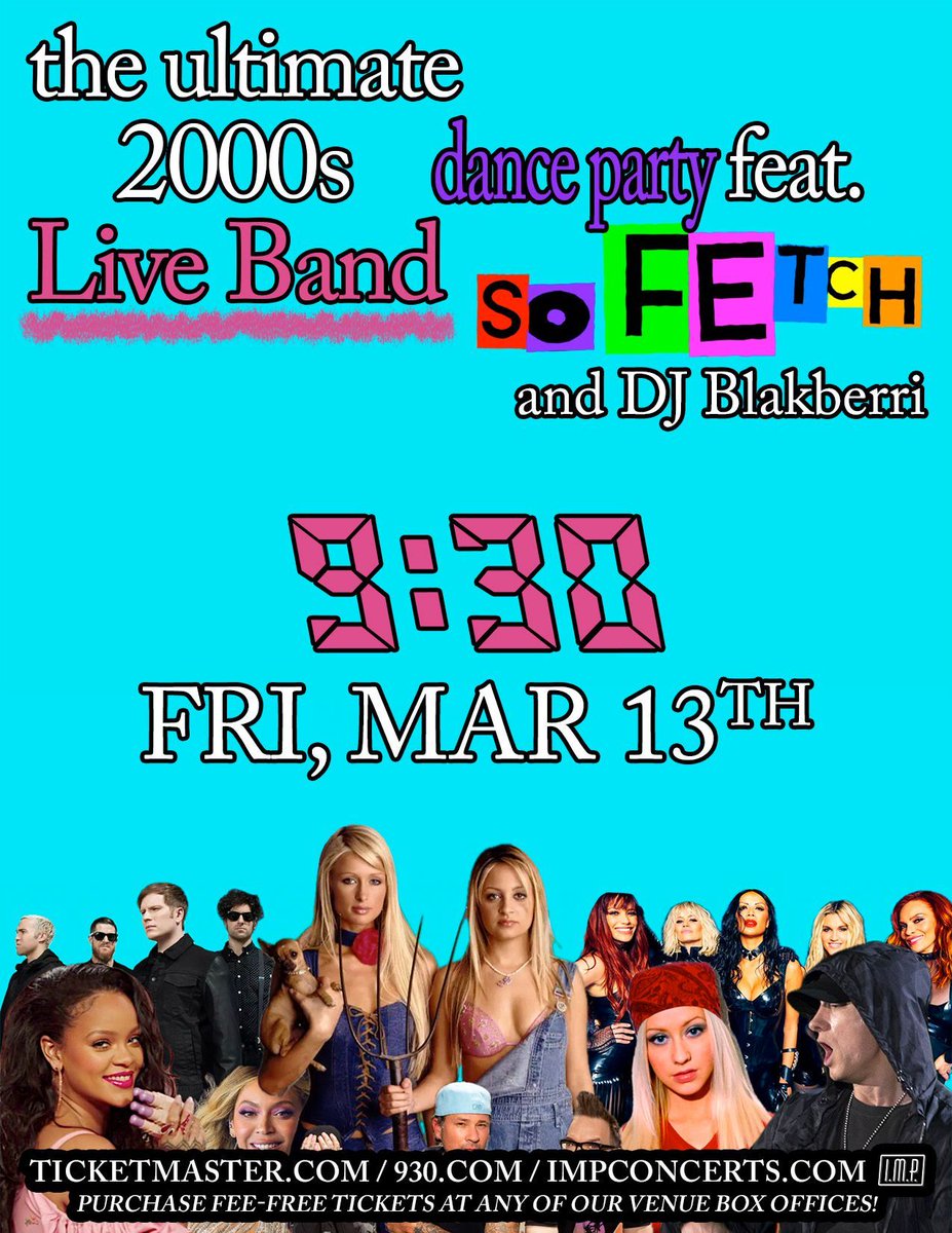 930Club's tweet image. JUST ANNOUNCED: 3/13, The Ultimate 2000s Live Band Dance Party feat. So Fetch
Tickets on sale Friday, December 19 at 10AM
🎟️: hive.co/l/sofetch930
