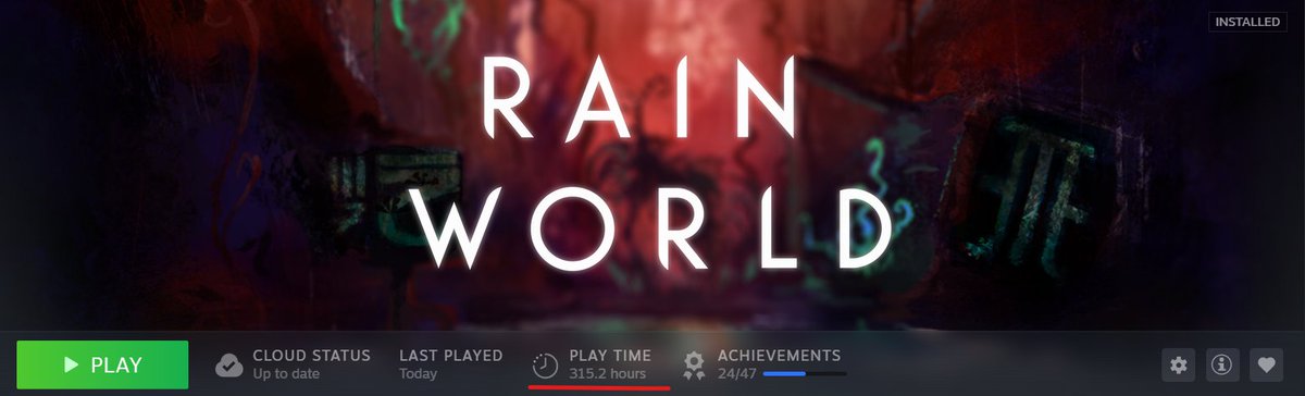 The fact i started playing the game this year and it became like

best thing i ever bought and played