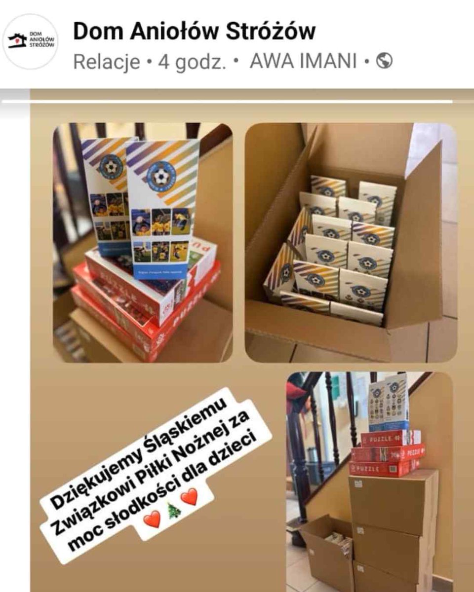 😍 Bardzo się cieszymy, że mieliśmy okazję dziś sprawić nieco radości podpiecznym Dom Aniołów Stróżów 🎄🎄🎄