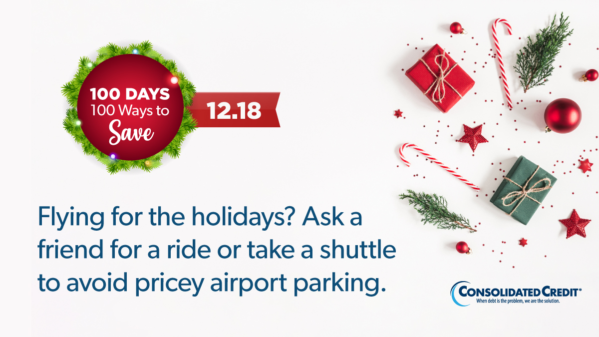 🎄#100Days100Ways Personal Finance Tip of the Day
🙌Tag people, like, share for chance to win $100

🗣️More tips in our Survival Guide: ow.ly/YpOh50WY8UC

💰#WINMONEY #Budgeting #ConsolidatedCredit #DebtSucks ☎️1-844-450-1789
