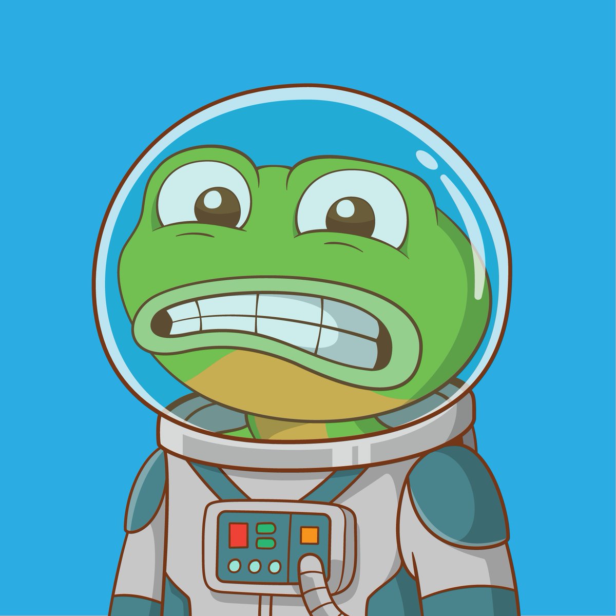 Pons_ETH's tweet image. 3300 Genesis Frogs burned so far.

Drop you new Exodus Frog below.  Here are some of mine.