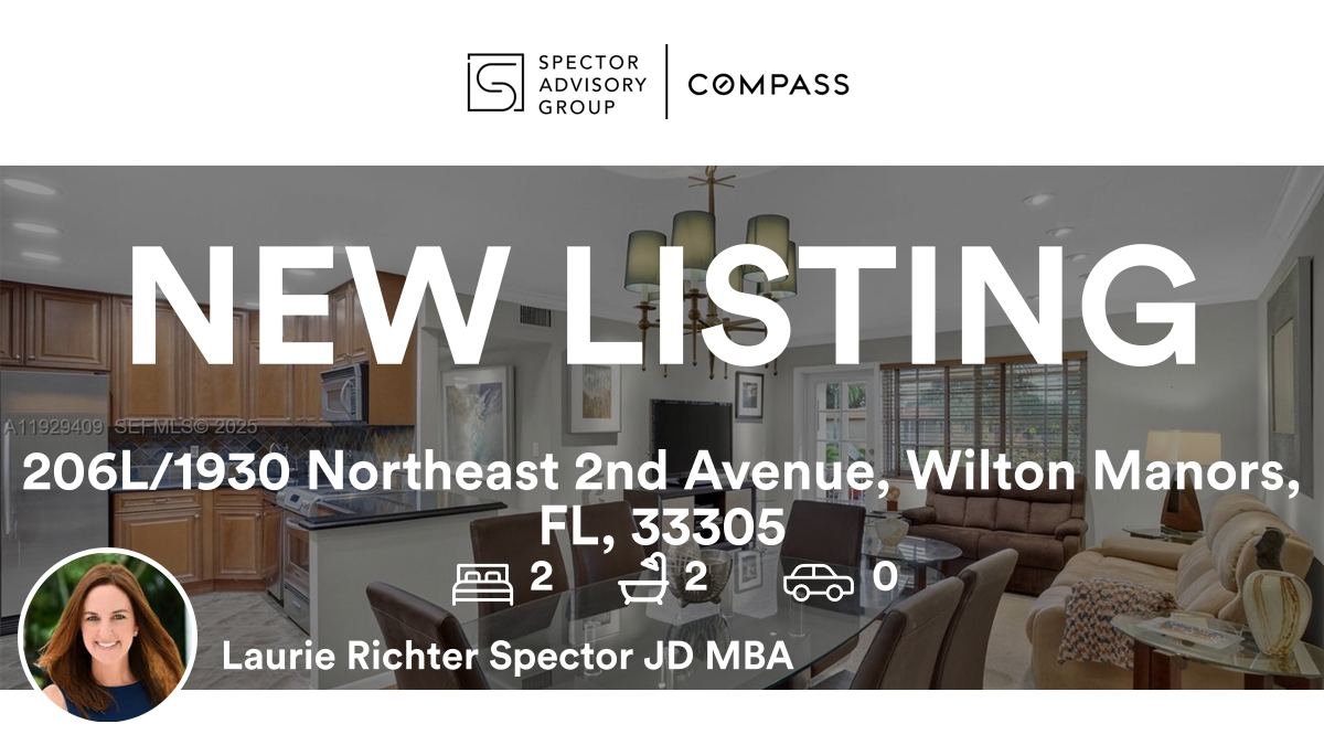 FLLProperties's tweet image. 🛌 2 🛀 2
📍 206L/1930 Northeast 2nd Avenue, Wilton Manors, FL, 33305

My latest listing.
Real Estate Associate 3335583
rma.reviews/omugjxg65ssk

...
#realestate #Compass #CompassFlorida #SpectorAdvisoryGroup