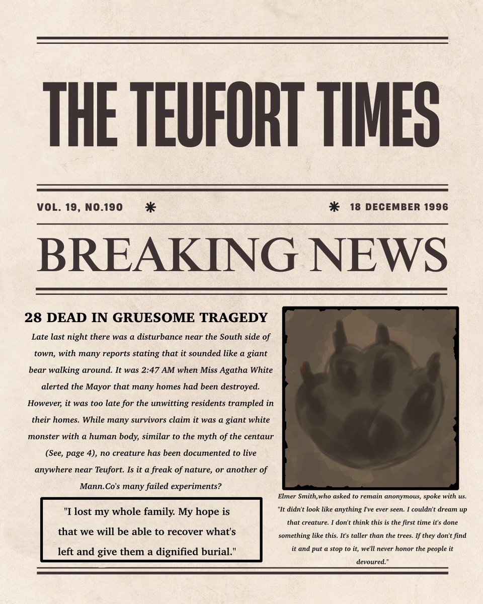 UnlicensedDoc_'s tweet image. [A newspaper page is dropped outside of your door.]