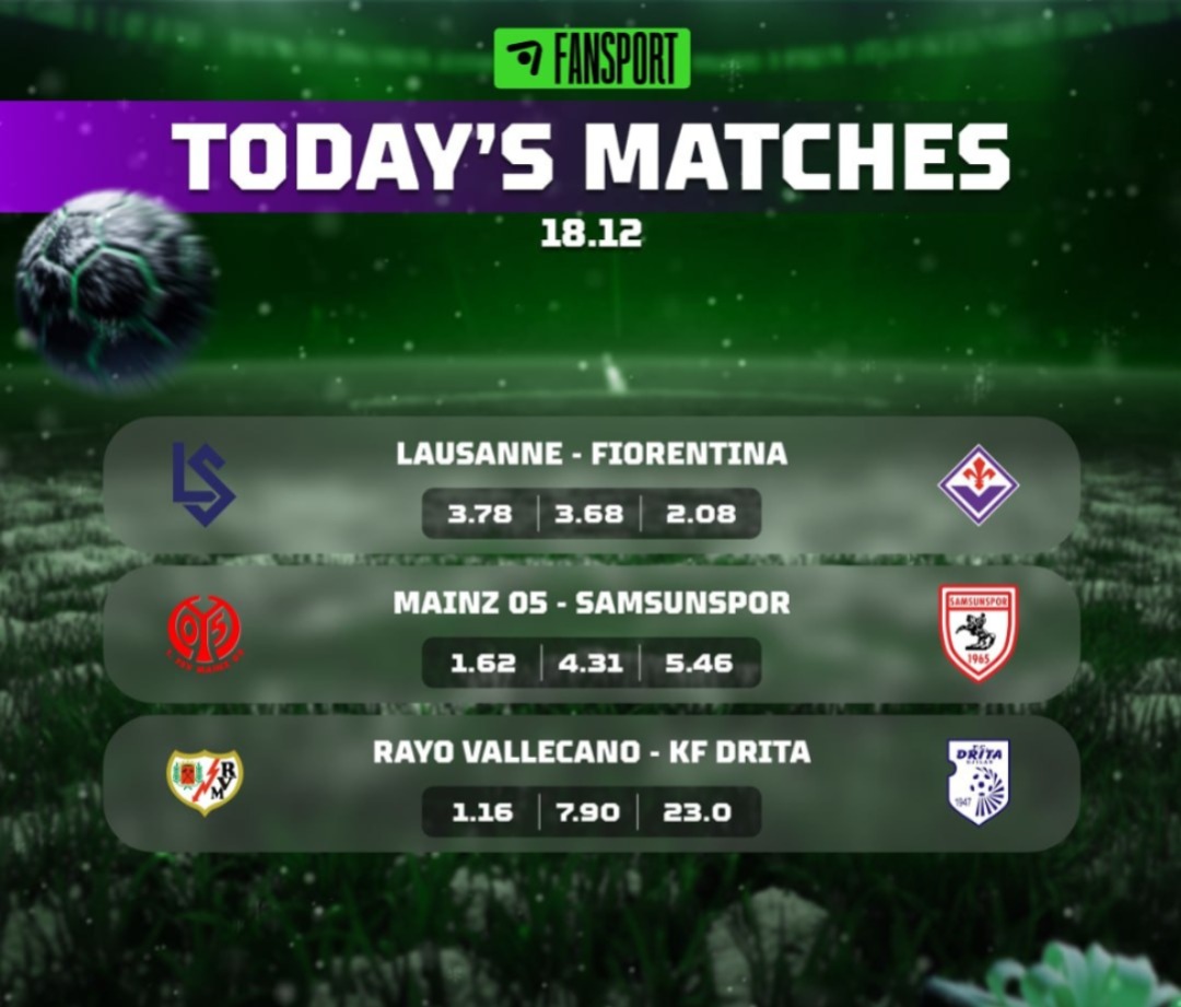 Today's games are here ladies send gentlemen!

Atletico Bilbao Win
Mainz game GG
Betis game O1.5

Sign up now and use promo code :Brighto

Link here cutt.ly/xttYjT4P