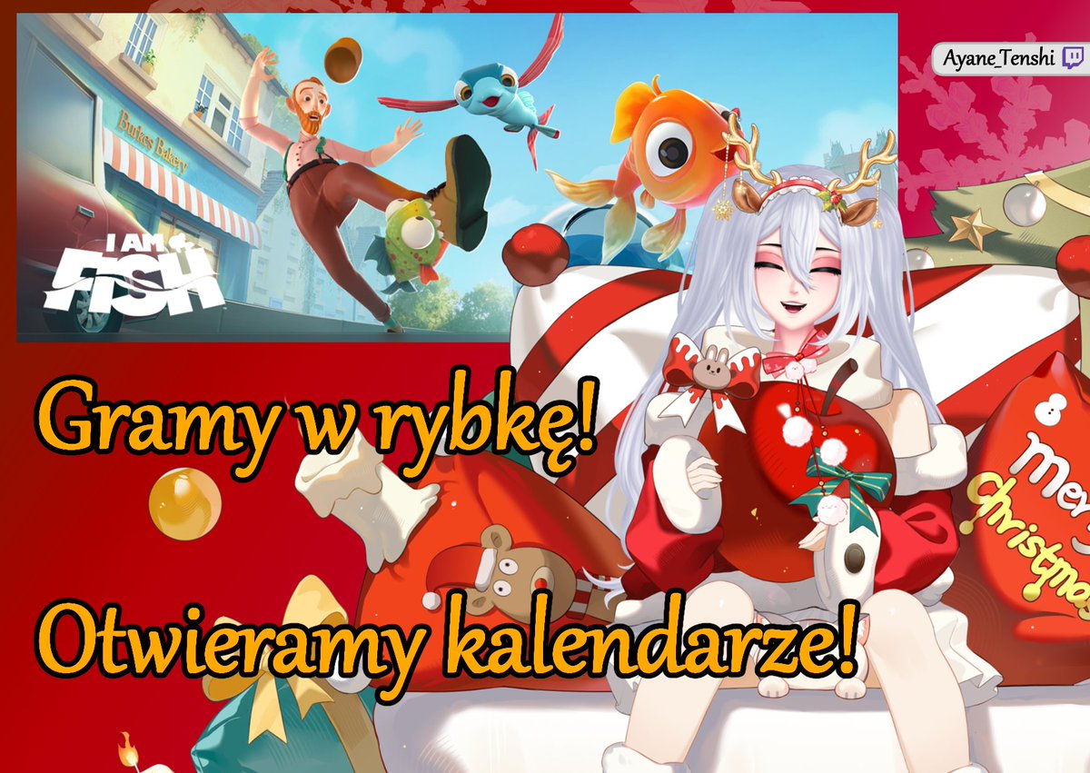 Dzisiaj zapraszam was na kolejne zmagania naszych rybek 
Do zobaczenia na streamku juz o godzinie 20