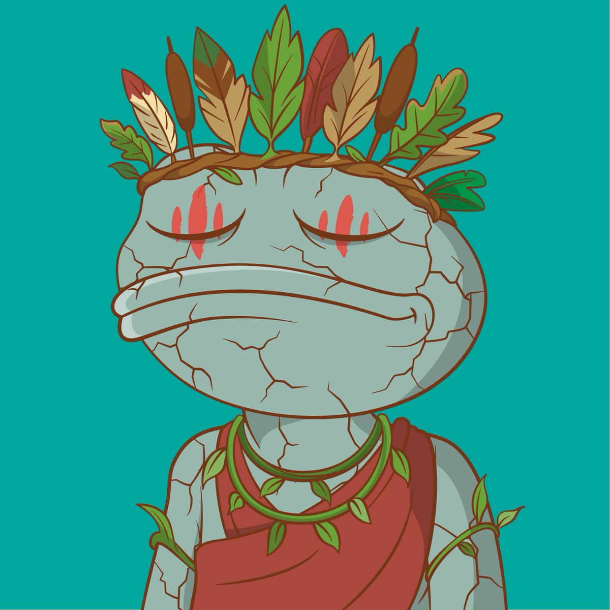 Pons_ETH's tweet image. 3300 Genesis Frogs burned so far.

Drop you new Exodus Frog below.  Here are some of mine.