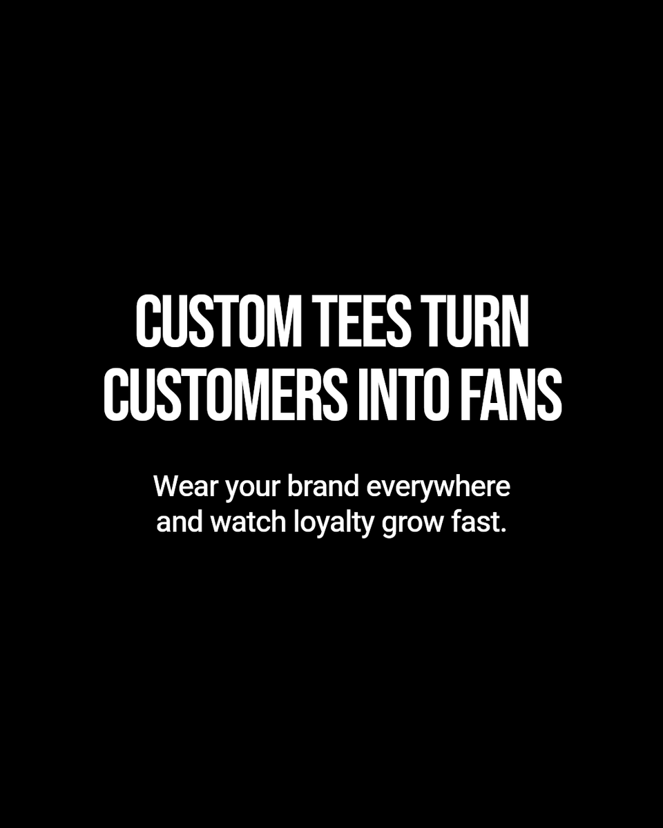 mikeltaylor32's tweet photo. Custom tees are walking ads for your brand. Boost team spirit, grow recognition, turn customers into loyal fans. Ready to build your brand one shirt at a time? Let's create something unforgettable! #BrandBuilding #CustomTees #SmallBusinessGrowth https://t.co/cLTL4fYwmU