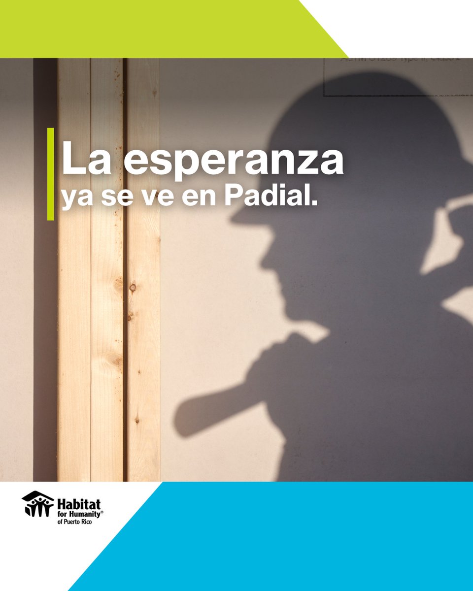 Día 7: Esperanza
Con tu apoyo, la esperanza llegará a más familias en el 2026. 💙
..
Donar ➡️ bit.ly/48czexK 
#HabitatPR #12DíasDeImpacto