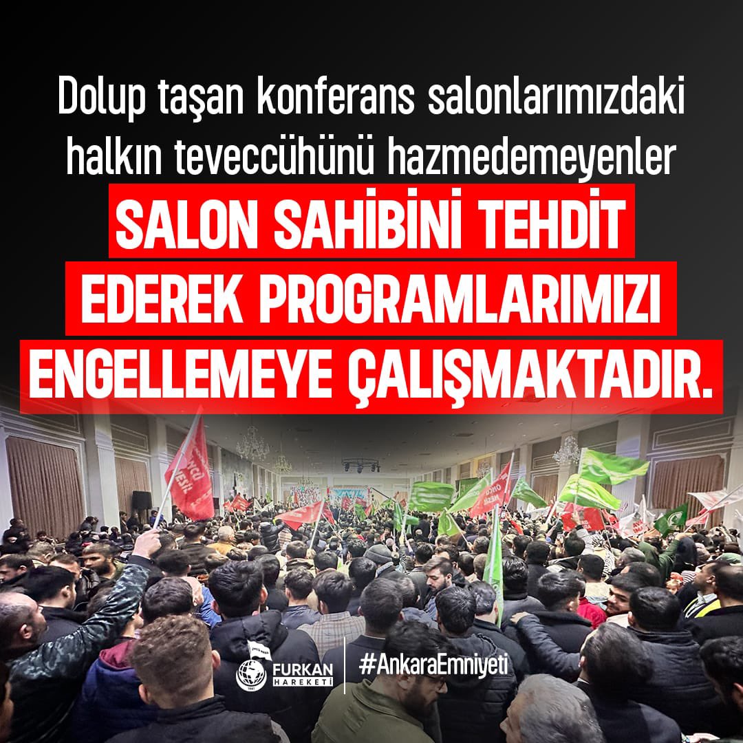 #İçişleriBakanlığı
AnkaraEmniyetinden YineEngel