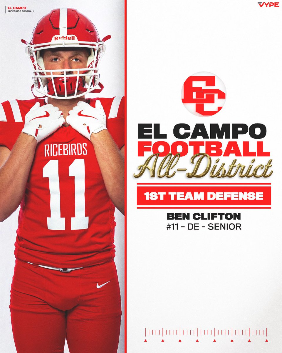 El Campo Ricebird Football tweet media