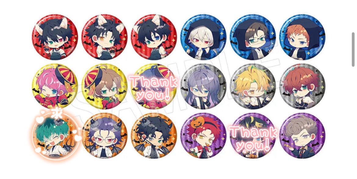 ヒプマイ マルイ ハロウィン 缶バッジ 観音坂独歩 59072-689-