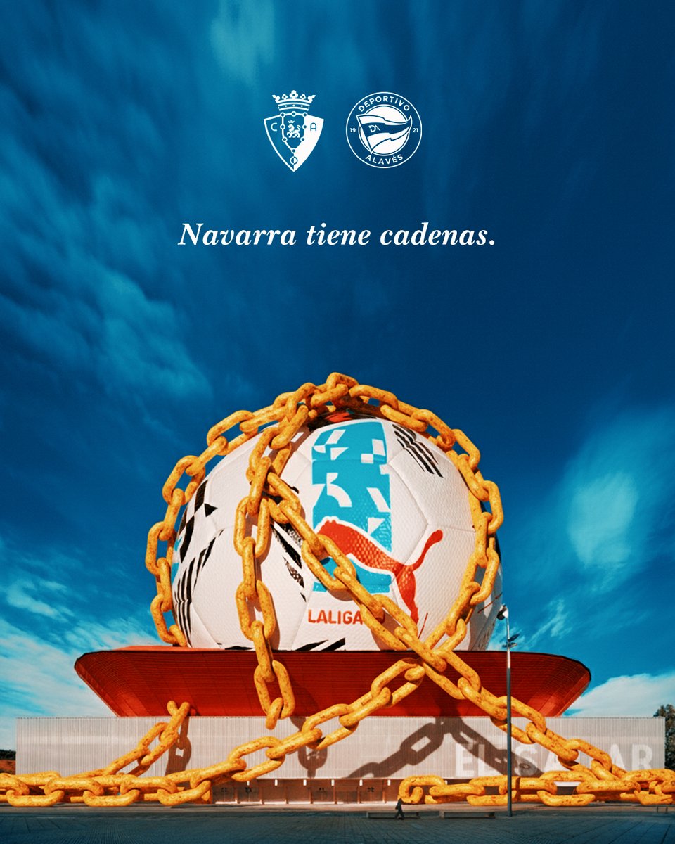 Por adentro y por afuera.

#OsasunaAlavés
<a href="/LaLiga/">LALIGA</a> | #GoazenGlorioso ⚪️🔵