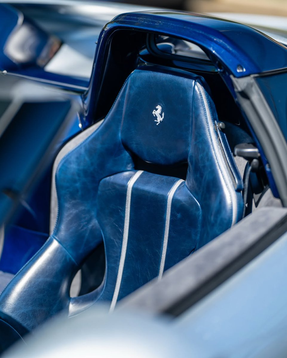 duPontREGISTRY's tweet image. 2024 Ferrari 812 Competizione Aperta | 1 of 599 | Now available

Optioned through Ferrari Tailor Made, this example is presented in the rare Sanu Silver paint with an interior featuring Poltrona Frau Blu Profundo Hertitage Leather and blue carbon fiber throughout. 

Underneath