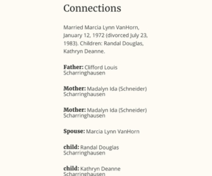 GameOverRandy's tweet photo. Randal Douglas took the last name Scharringhausen from his adopted parents Michael Charles and Marcia Scharringhausen.

Why is this relevant?

Because Randy uses his adopted father's Navy credentials to parade around social media posing as a US Navy veteran. https://t.co/sUuMQQng6W