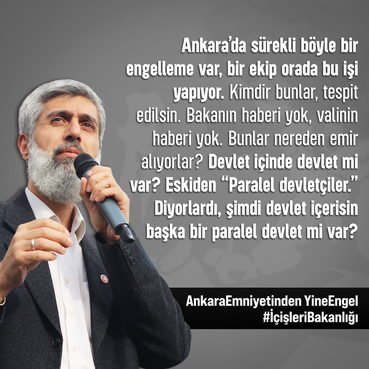 #İçişleriBakanlığı
AnkaraEmniyetinden YineEngel