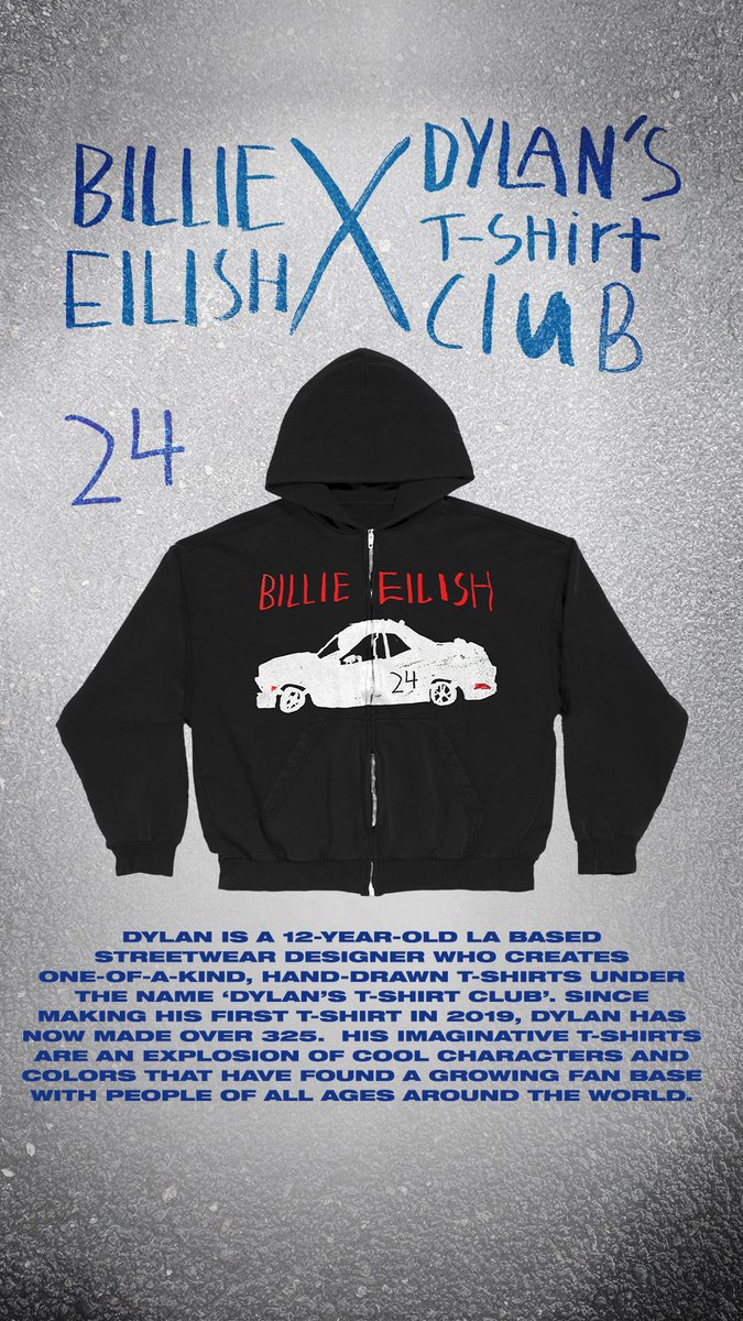 Shop the Billie Birthday Hoodie now: billieeilish.lnk.to/store