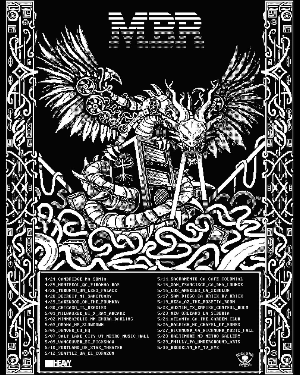 masterbootrec's tweet image. COMPUTER METAL STRIKES BACK IN USA/CAN

We’re coming back to North America in Spring 2026 with a full coast-to-coast tour, hitting several cities for the first time ever! The show will feature brand-new visuals and a full set, including “Tenebre Rosso Sangue” by Keygen Church.…