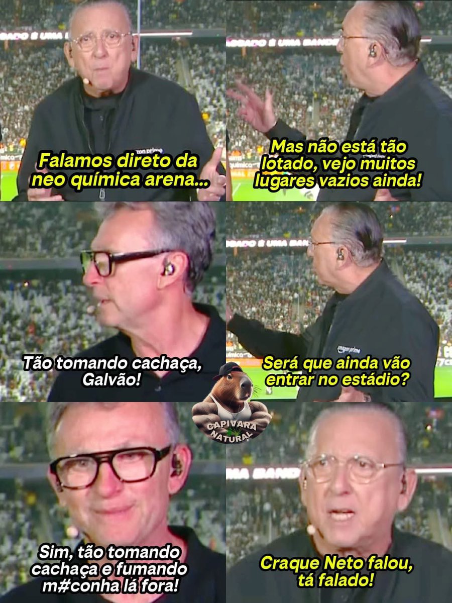 br_dadepressao's tweet image. Galvão Bueno e Craque Neto durante a final da copa do Brasil entre Corinthians e Vasco...