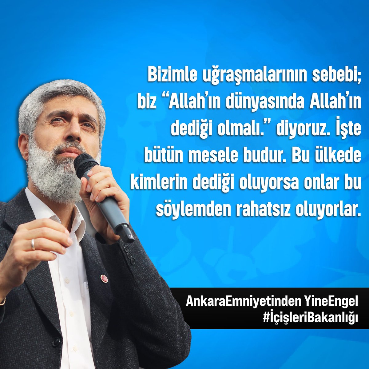 #İçişleriBakanlığı
AnkaraEmniyetinden YineEngel