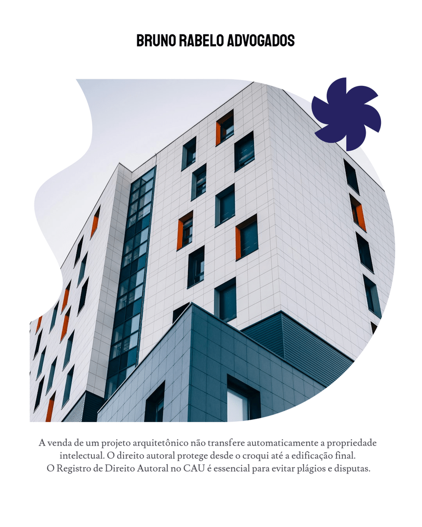 adv_rabelo's tweet photo. Você sabia que a venda de um projeto arquitetônico não transfere automaticamente a propriedade intelectual? 

#PropriedadeIntelectual #Arquitetura #DireitoAutoral #RegistroDeDireitos #Arquitetos #Criatividade #ProteçãoDeObra #DesignArquitetônico #BrunoRabeloAdvogados https://t.co/FWt6TrswUT