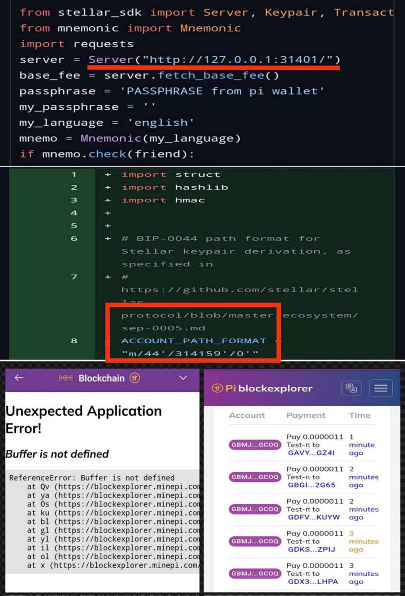 maxwell_alosa's tweet photo. BIP-39(Bitcoin Improvement Proposal 39) standard used in Cryptocurrency world to generate Mnemonic phrases.

Pi Network uses BIP-44(Bitcoin Improvement Proposal 44) to generate  Mnemonic Phrases.

If Pi uses BIP-44,what makes you think it conforms to BIP-39 rules?
#PiNetwork2025 https://t.co/SjDq9Nxf21