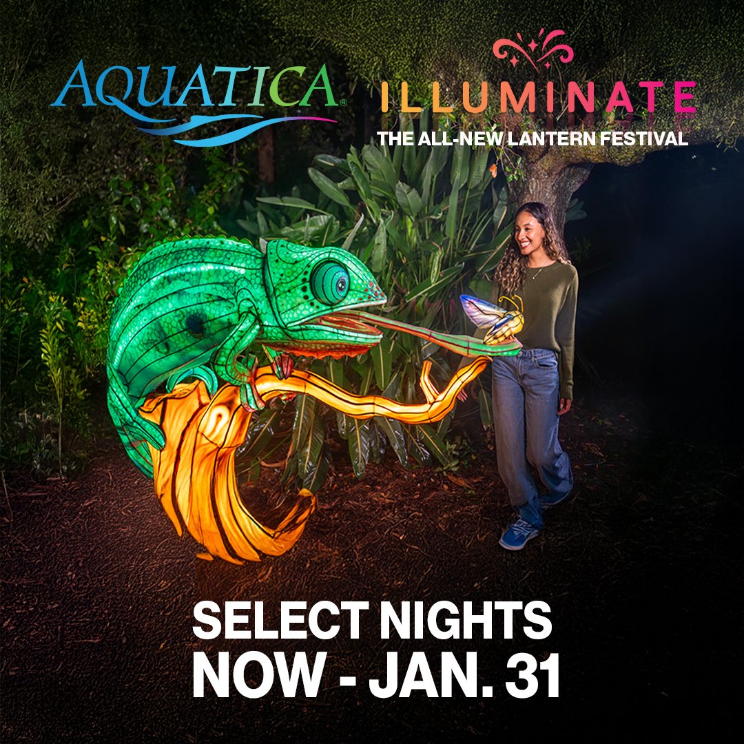 Sunny1079fm's tweet image. 🌟 Light up your holidays! Sunny 107.9 is giving away tickets to Illuminate at @AquaticaORL + Food &amp;amp; Drink Lanyard + Parking! 🎧 Listen now at Sunny1079.com #HolidayMagic