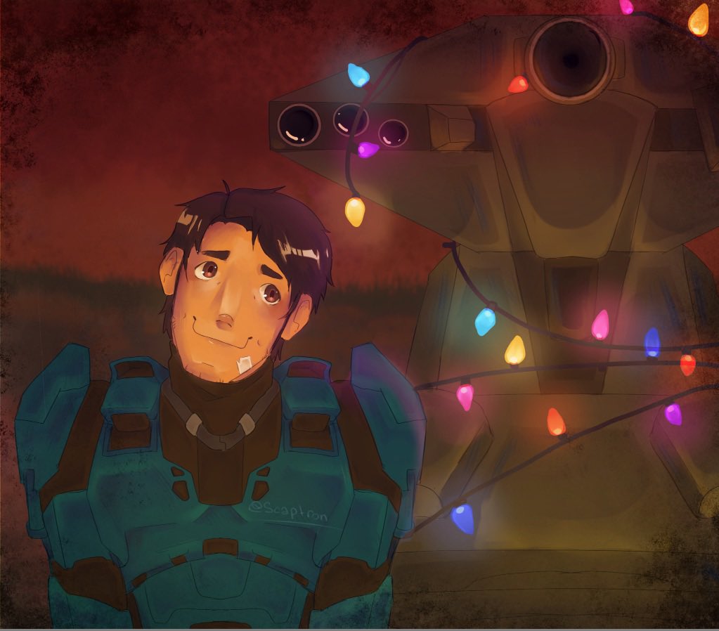 Scaptronic's tweet image. awww sheila and caboose 

#rvb #RedvsBlue