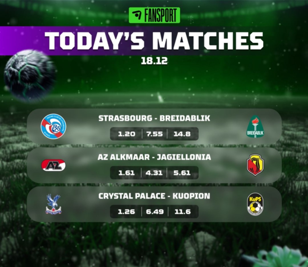 Don't Miss good odds in Conference League tonight with Fansport...!!

Register via:lxzsdfgw.xyz/L?tag=d_493377… and get a chance to print out unlimited Cash with my daily free tips on Fansport.
Promo code:RASHBIN32