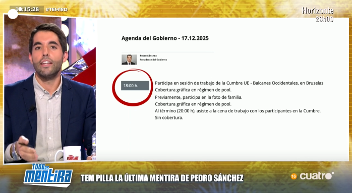 todoesmentiratv's tweet photo. TEM pilla la última mentira de Pedro Sánchez
#TEM18D
https://t.co/LCPWlv5PZL https://t.co/1rsJNsKqZ3