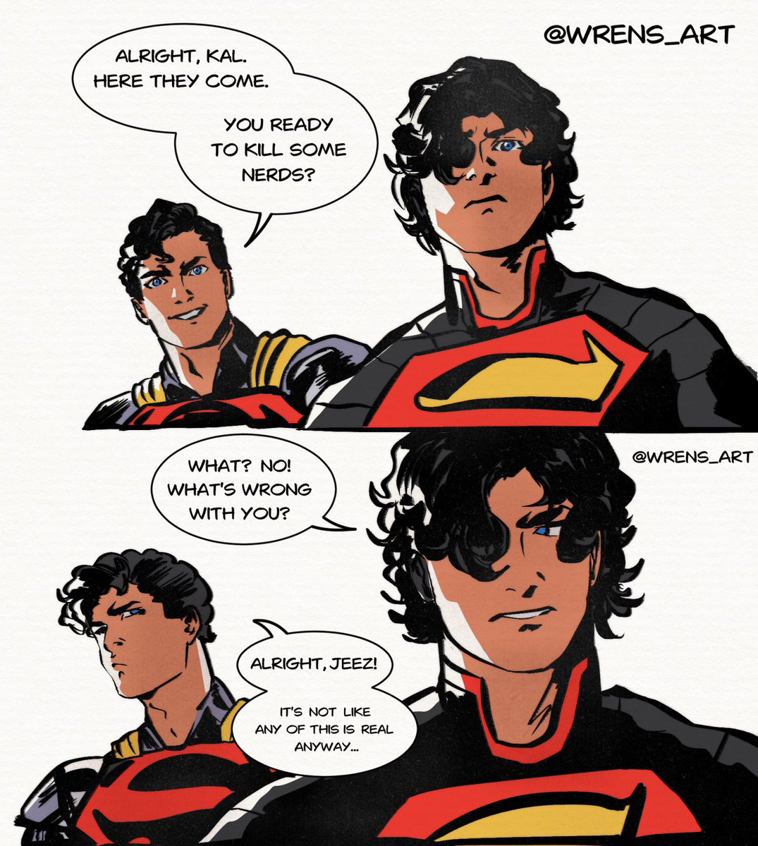 wrthreeh's tweet photo. DC DO NOT PLAY WITH ME I DREW THESE MOTNHS AGO DO NOT PLAY WITH ME! https://t.co/dxGgLsXcQK