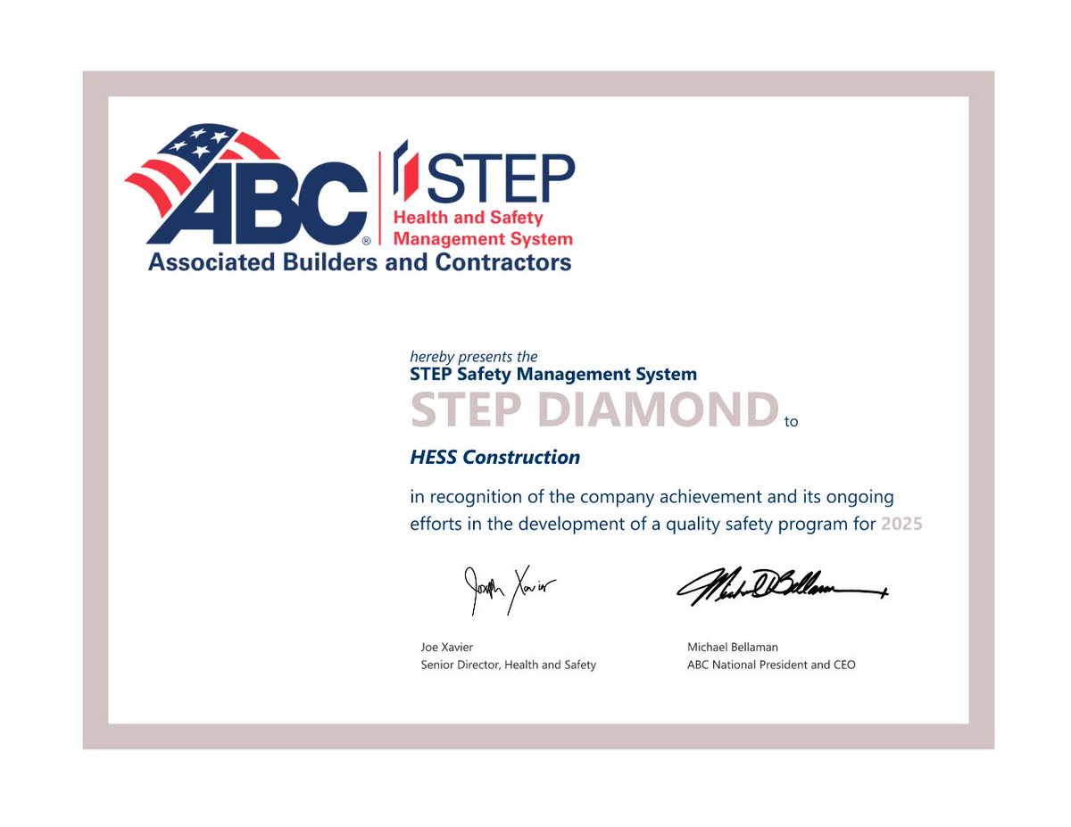 HESS Construction tweet media