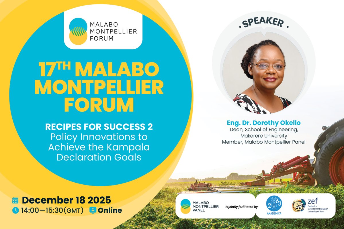 MaMoPanel's tweet image. "Our belief is that by combining efforts on policy, institutional innovations, and programming identified by the @MaMoPanel, such as successful national efforts, this will help us achieve the #KampalaDeclaration targets, and Africa’s #foodsystems can thereby be transformed." -…