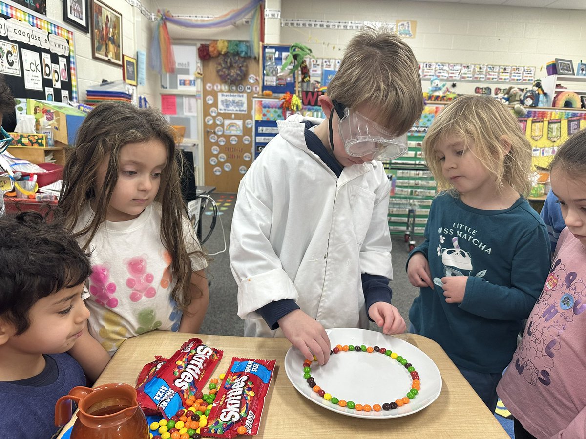 KdgFullday's tweet photo. Torrey was the Scientist of the Week! He did the “Rainbow Skittles” experiment for us! https://t.co/aRG6BKGy4A