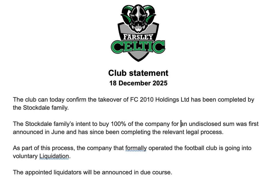 Farsley Celtic tweet media