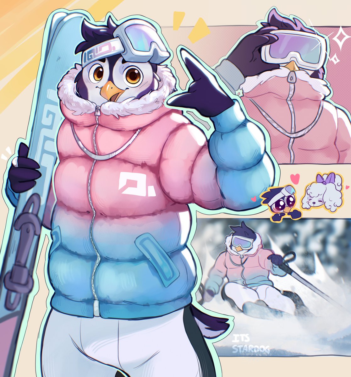 its_stardog's tweet image. i drew a cute penguinn! 😜🐧

#Fortnite