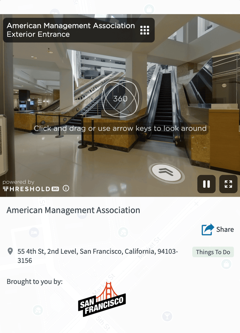 Our San Francisco Center in the center of the city’s financial and tourist districts is ready for your next meeting. Take a 360º virtual tour today at: heyor.ca/dgcRB9 #SanFrancisco #MeetingPlanners