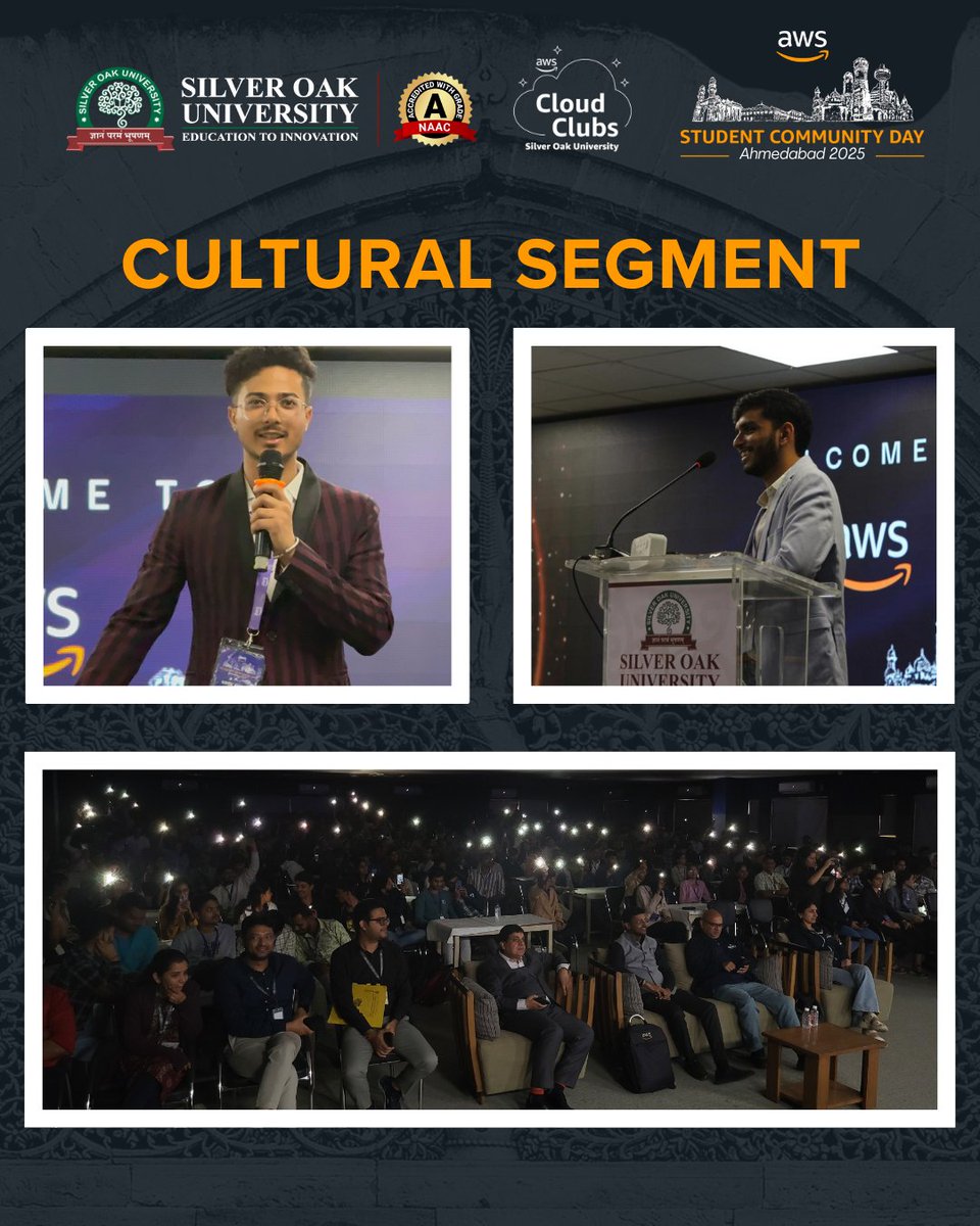 awsccsou's tweet photo. Lights on, energy high! #AWSCCSCDAMD2025 wrapped up with vibrant cultural performances, organised by #AWSCCSOU. Power-packed moments and recognition of exceptional #leadership &amp; #teamwork set a lasting benchmark https://t.co/0VcDSMW3pK
