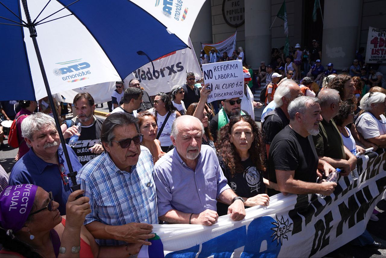 Las CTA dijeron presente en la movilización contra la Reforma Laboral: "Somos millones para construir otro país que no sea la colonia que quiere imponer Milei"